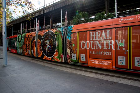 SydneyLightRail_NAIDOC_TripleCarriageWrap