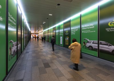Sydney Metro Tunnel Wrap Woolworths