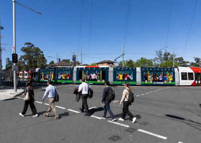 Parramatta Light Rail_Mock_Five Carriage Wrap